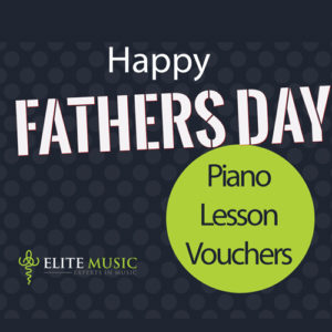 Piano Lesson Fathers Day Vouchers